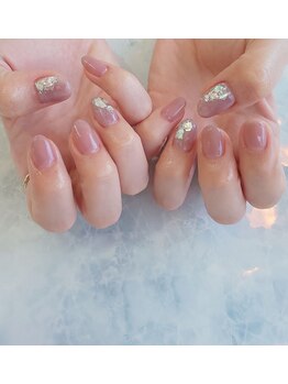 朱花 プルバイシュカ(fle by 朱花)/定額ネイル