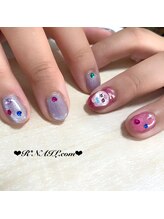 アールネイルドットコム(R*NAIL.com)/おぱんちゅうさぎネイル