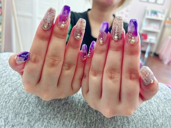 ネイルサロン ティプレシャス(T Precious)/ツイードネイル♪