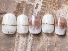 アイネイルズ 吉祥寺店(I nails)/カフェラテニュアンスネイル
