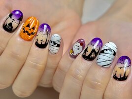 ハロウィンネイル 14980円