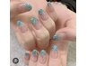 【ワンカラー&ラメグラ組み合わせ！】Hand90分¥6500【パラジェル使用♪】