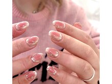 ルミエール 大分市中央町(Lumiere)/ミラーチークネイル