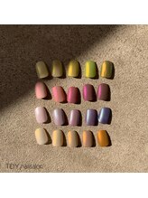 ネイルサロン ティディ(TIDY)/オーロラミラーマットネイル