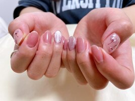 8月定額A さくらんぼネイル