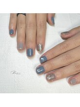 ドットビー(.Bee)/ワンカラー冬ネイル