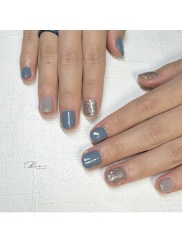 ドットビー(.Bee)/ワンカラー冬ネイル