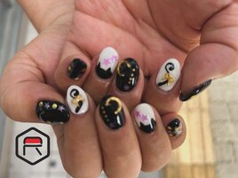 ハロウィンネイル