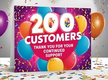 鍼灸マッサージおおふな堂/200名の皆さまとのご縁に感謝♪