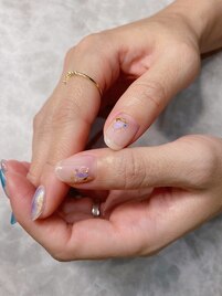 夏クリアネイル