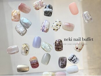 ネキ(neki)の写真/新メニュー、ネイルビュッフェコース★27種類から1本づつお好きな組み合わせをお選び下さい♪