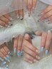 自店オフ無料【RINA】ハンド◇パーツ&アートし放題+長さだし¥8000