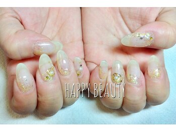 ハッピービューティー(Happy Beauty)/ナチュラル×シェルスタッズ