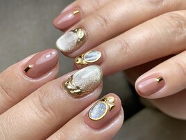 【流行】マグネットミラーネイル