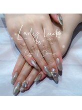 レディラック バイ キャンアイドレッシー(Lady Luck by Can I Dressy)/ワンポイントビジューネイル