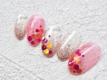 カトルナフ(quatre fois neuf)/大人の透け感ホロのグラデアート