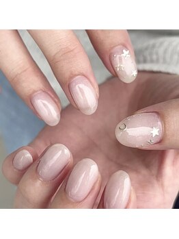 お星様ネイル
