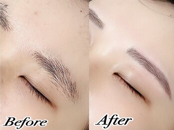 エンヴィバイコスメーア(Envy by Cosmea)の写真/第一印象、眉毛で損してない?【小顔効果抜群♪】自眉を生かす垢抜けナチュ眉とラッシュリフトSetで好印象☆