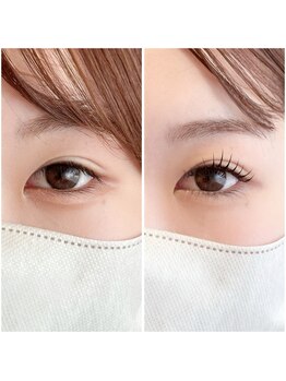 プリュム 岸和田店(plume)/まつパ×80本エクステ