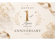 アプス(Apus)の雰囲気（おかげさまでApusは9月で1周年を迎えました！）