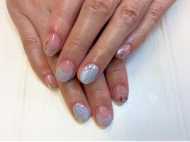 Y -311 お客様ネイル マーメイド