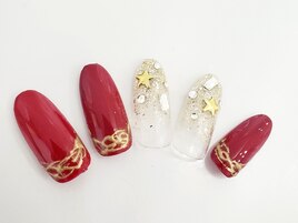 クリスマスネイル￥6480