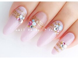 ボーダービジューデザイン☆