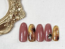 プロモート 岡山城下店(Promote)/べっ甲柄ネイル