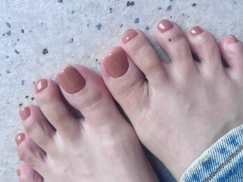 ヨギーネイル(yogee nail)/フットワンカラー 8000円