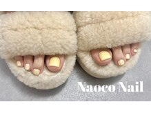 ナオコネイル(Naoco Nail)/フット＊バターイエロー