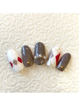 アイリッシュネイル 久屋大通店(Irish Nail)/アーガイル柄