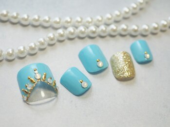 ネイルサロン ブランシュール(Nail Salon Blancheur)/ストーンスタッズネイル