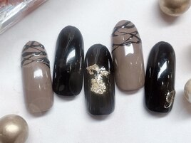 ブラックチョコネイル☆