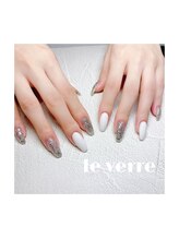 ルヴェール 久屋公園(le verre)/ワンカラー ホワイト　ラメ