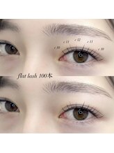 アイラッシュサロン ブラン 住道店(Eyelash Salon Blanc)/フラットラッシュ100本