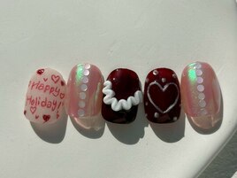 ホリデーネイル/立体ネイル