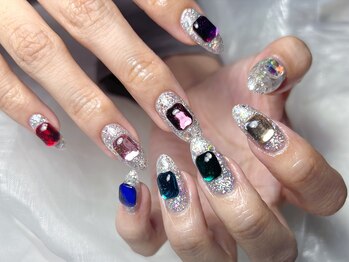 ポピネイル アカバネテン(popi nail)の写真/★1番人気★120分パーツやり放題コース!時間内ならお好きなパーツで最高にときめく指先を叶えます♪