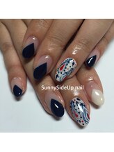 サニーサイドアップ ネイル(Sunny SideUp nail)/シンプルフレンチとアート