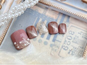 ネイルサロン&スクール ジーナ(GINA)/キラキラマグネットネイル