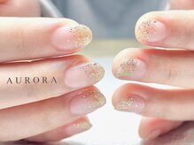 アウロラ 代々木上原(AURORA)/キラキラネイル　　ラメ