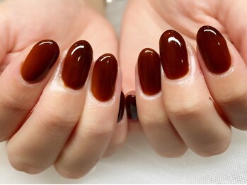 秋色クリアブラウン