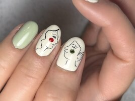 手描きアートネイル