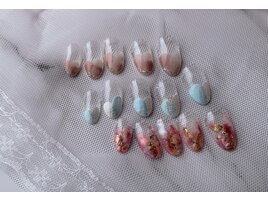 塗りかけニュアンスネイル