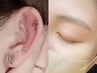 【IWABUCHI指名予約限定】耳つぼジュエリー両耳10粒＆美眉スタイリング¥7,500