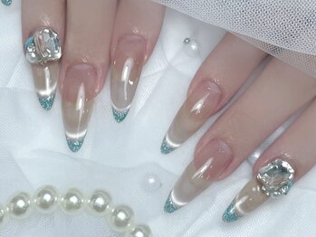 マグネット×フラッシュネイル