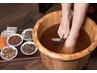 【冬限定】指圧50分+足裏orふくらはぎオイル30分+漢方足湯10分 計90分