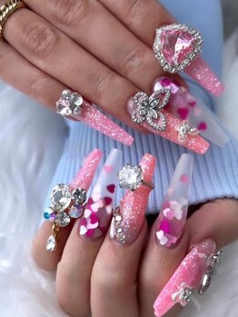 ウィル(Will.)の写真/【お得なつけ放題あり★】特別なイベントは指先も豪華に♪ネイルのプロがご希望を叶えます！伊勢崎/三室町