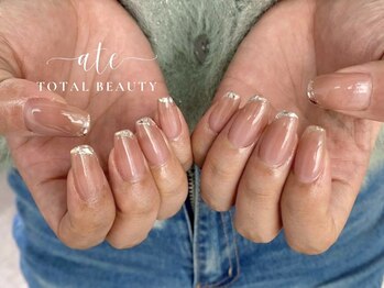 アテ(ate)/チーク×ガラスフレンチ