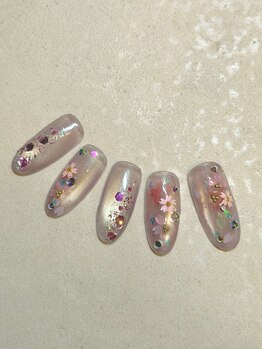 【Takeshita】大人さくらネイル