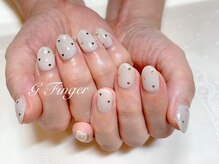 ジーフィンガー 大井町店(G Finger)/ゴールドのハートホロドット♪